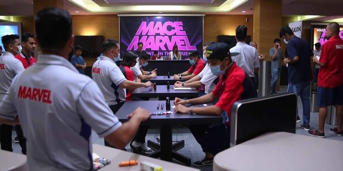 Mace Maratha Marvel Community Tournament Mace Maratha Marvel community event in Pune with players gathered for a tournament